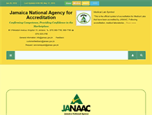 Tablet Screenshot of janaac.gov.jm